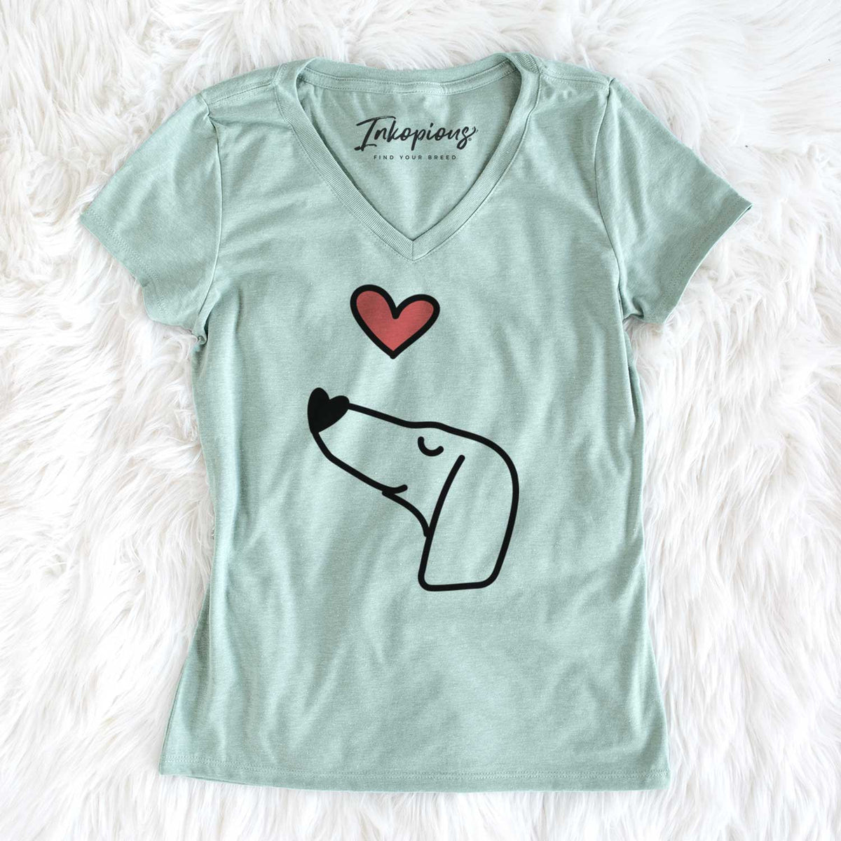 Love Always Dachshund - Women&#39;s V-neck Shirt