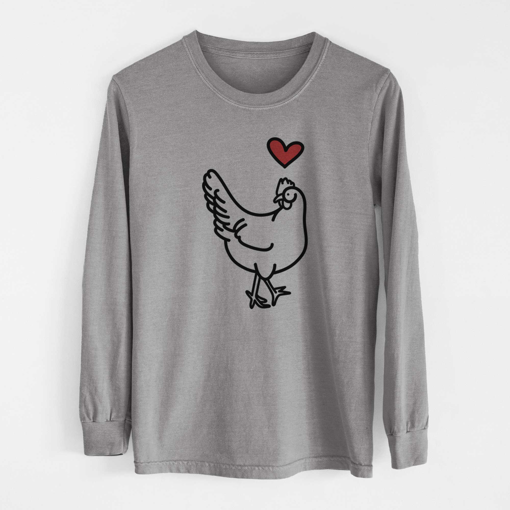 Love Always Chicken - Daisy - Heavyweight 100% Cotton Long Sleeve