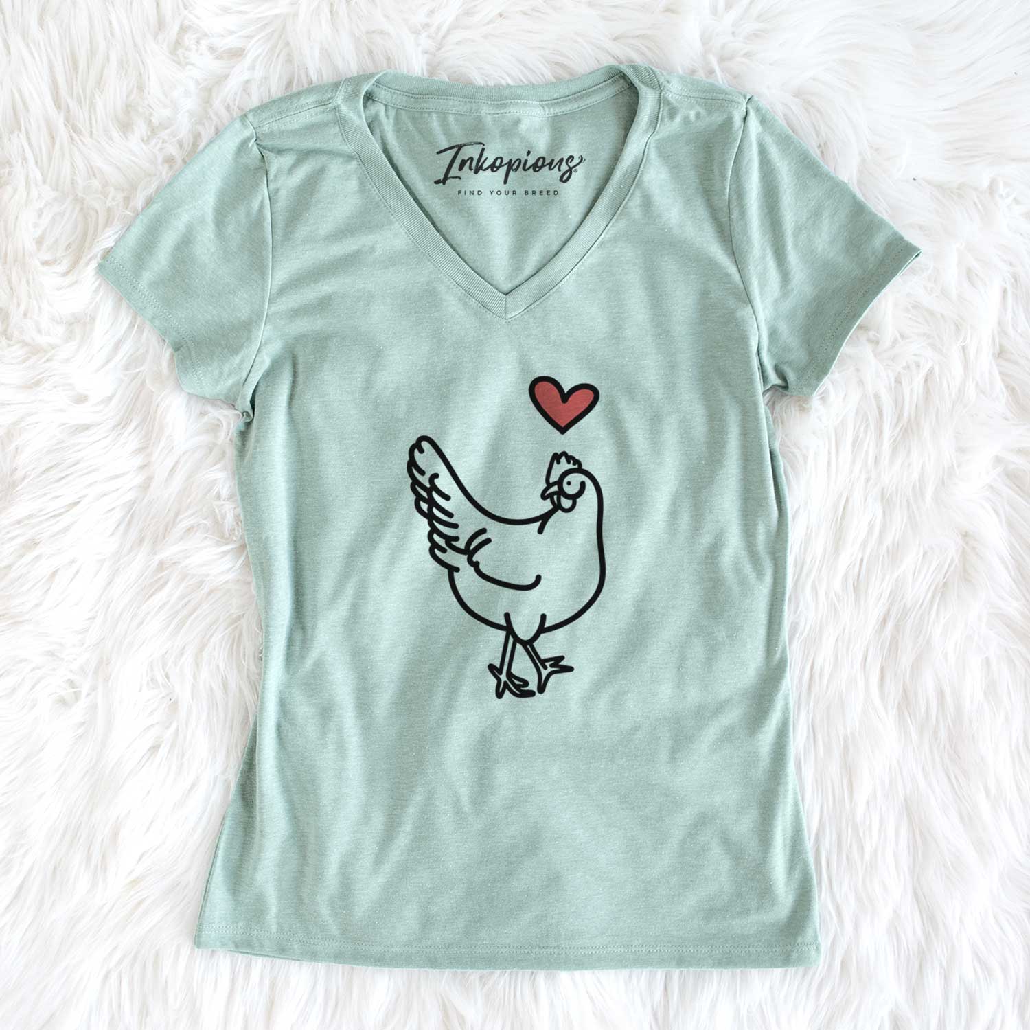 Love Always Chicken - Daisy - Women's V-neck Shirt