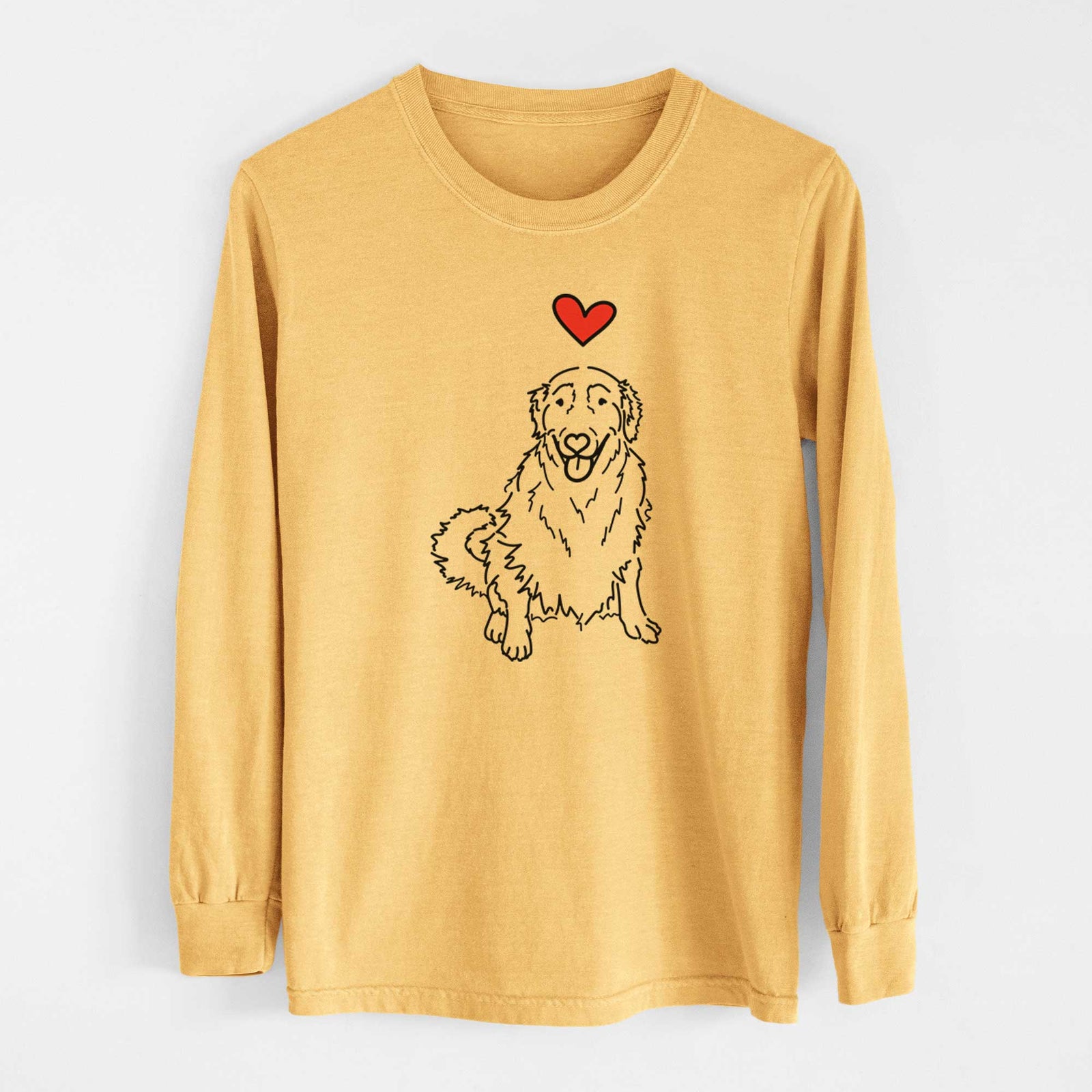 Love Always Golden Retriever - Daisy - Heavyweight 100% Cotton Long Sleeve