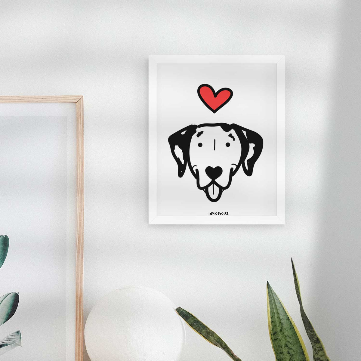 Love Always Dalmatian Art Print