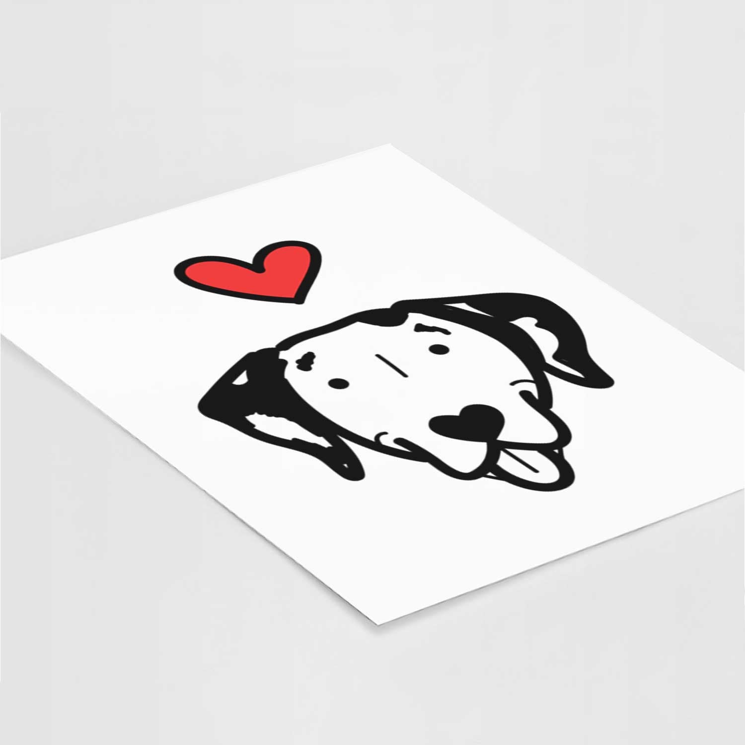 Love Always Dalmatian Art Print