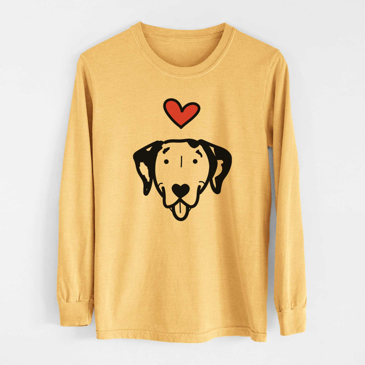 Love Always Dalmatian - Heavyweight 100% Cotton Long Sleeve