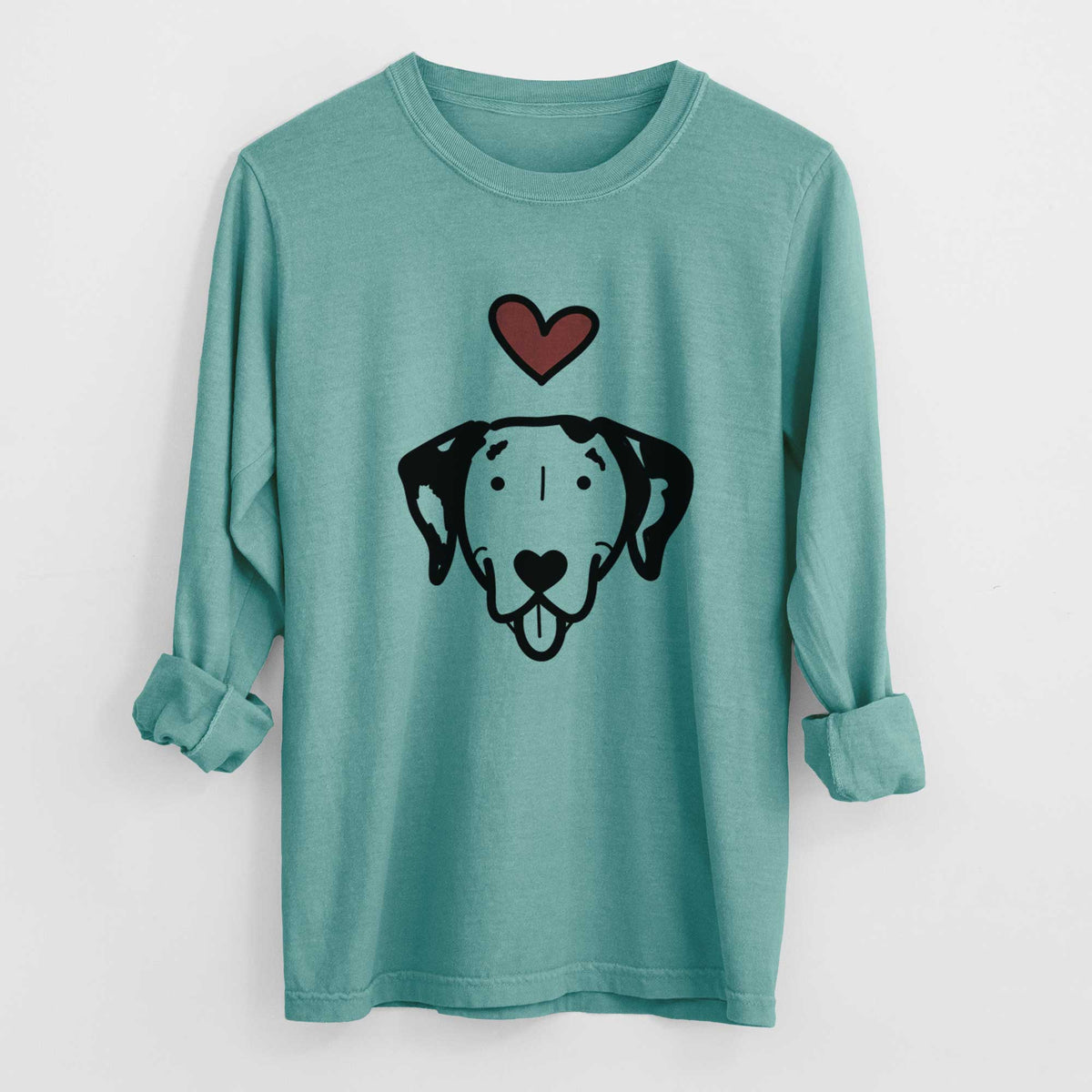 Love Always Dalmatian - Heavyweight 100% Cotton Long Sleeve