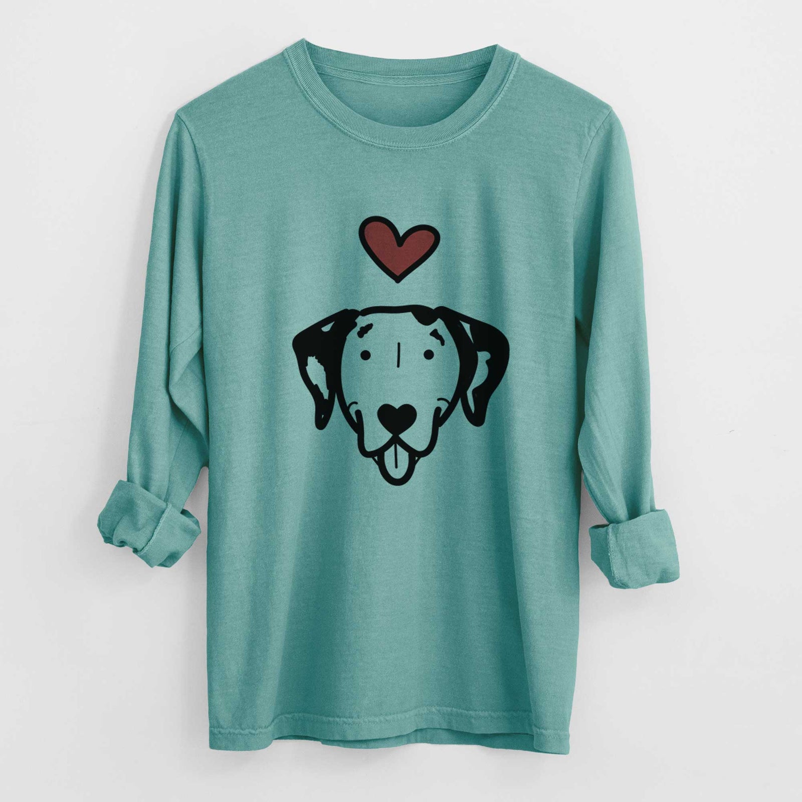 Love Always Dalmatian - Heavyweight 100% Cotton Long Sleeve