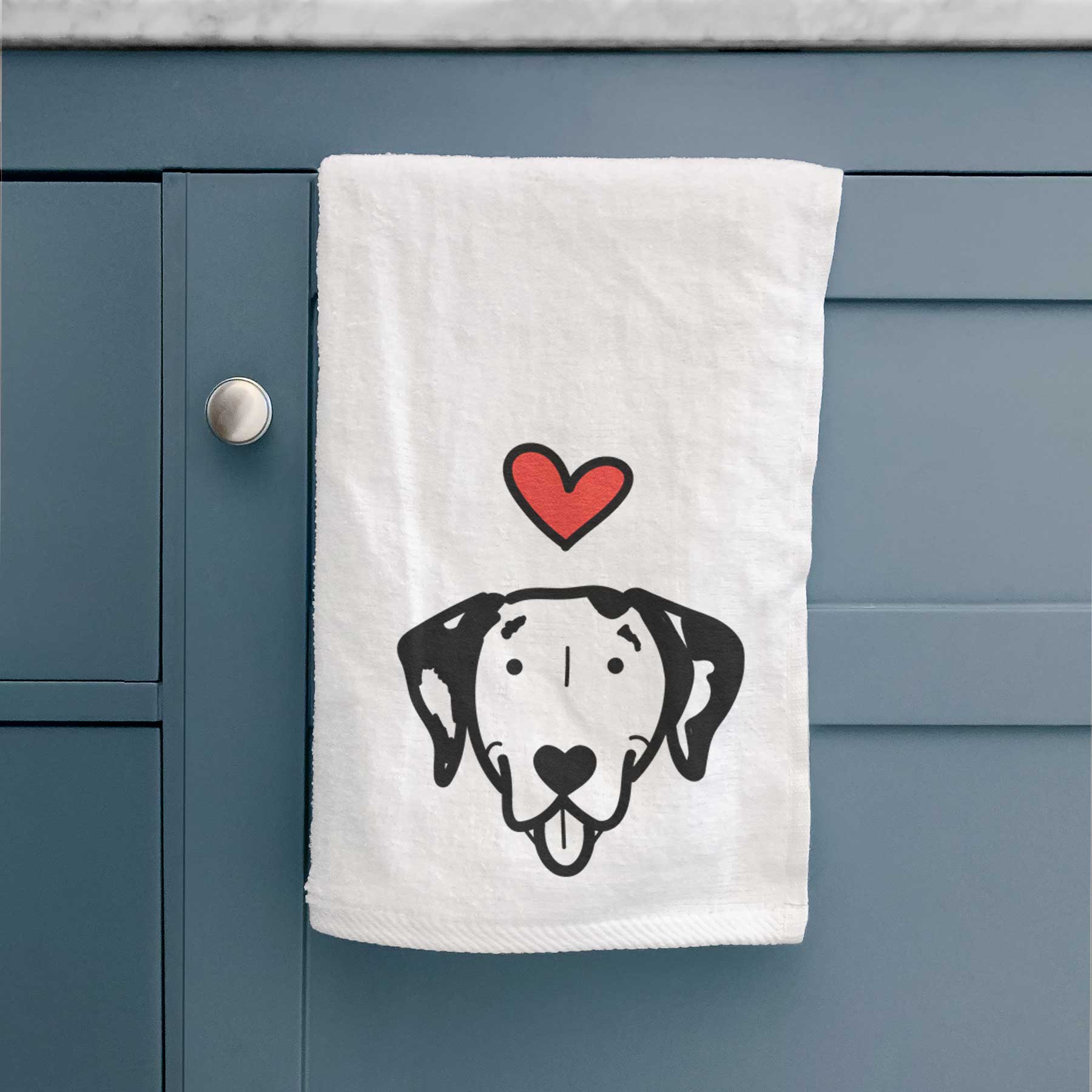 Love Always Dalmatian - Decorative Hand Towel