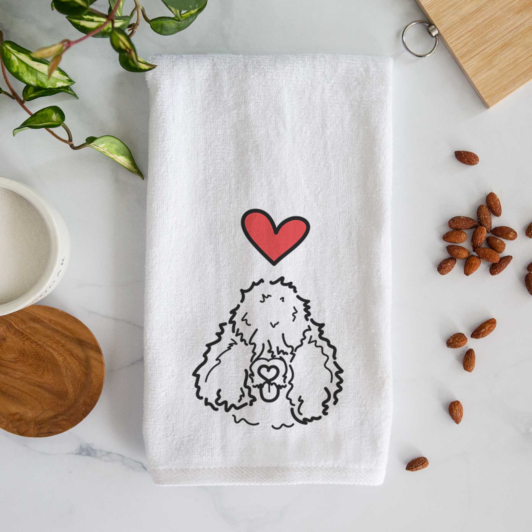 Love Always Bouvier des Flandres - Deeogey - Decorative Hand Towel