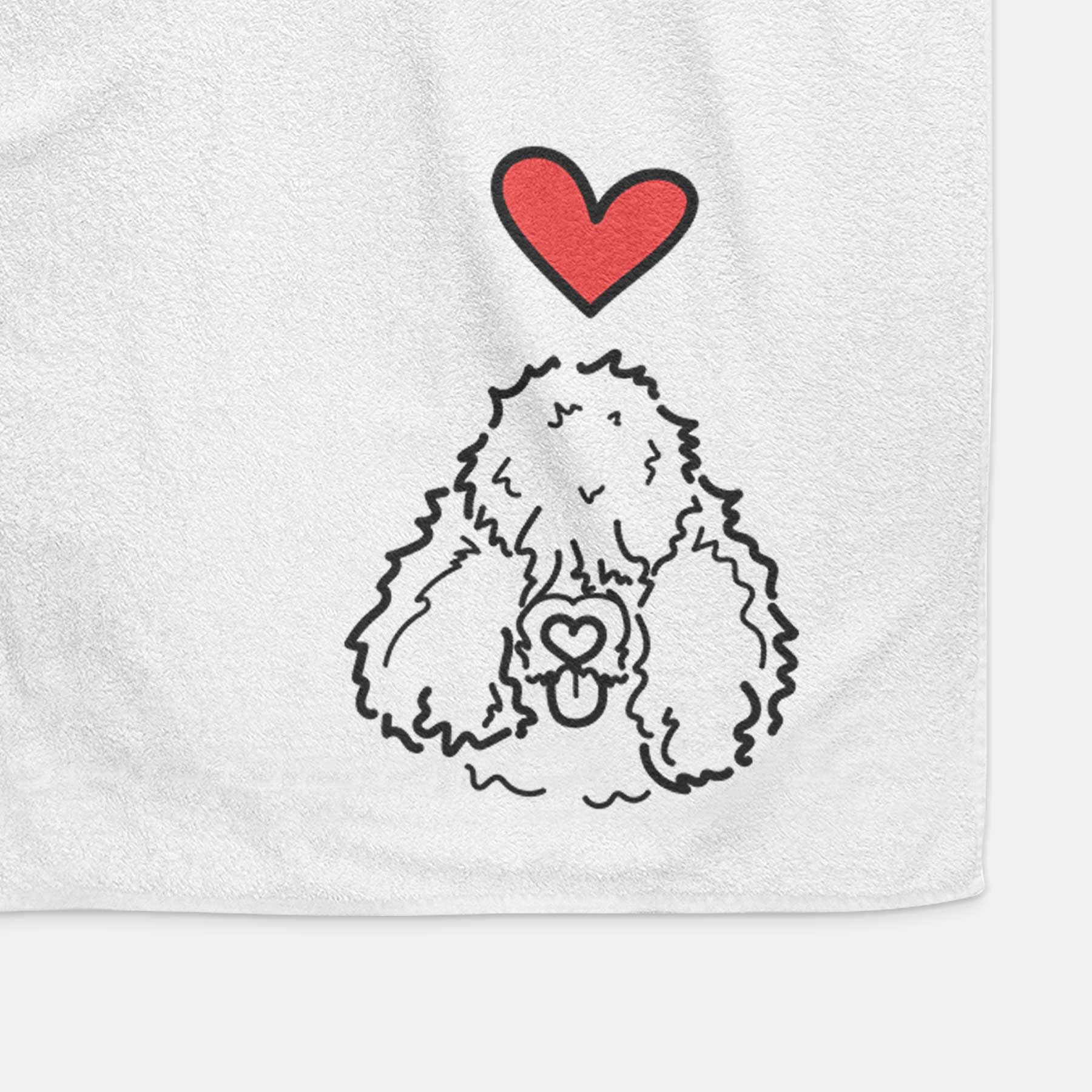 Love Always Bouvier des Flandres - Deeogey - Decorative Hand Towel