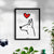 Love Always Doberman Pinscher Art Print