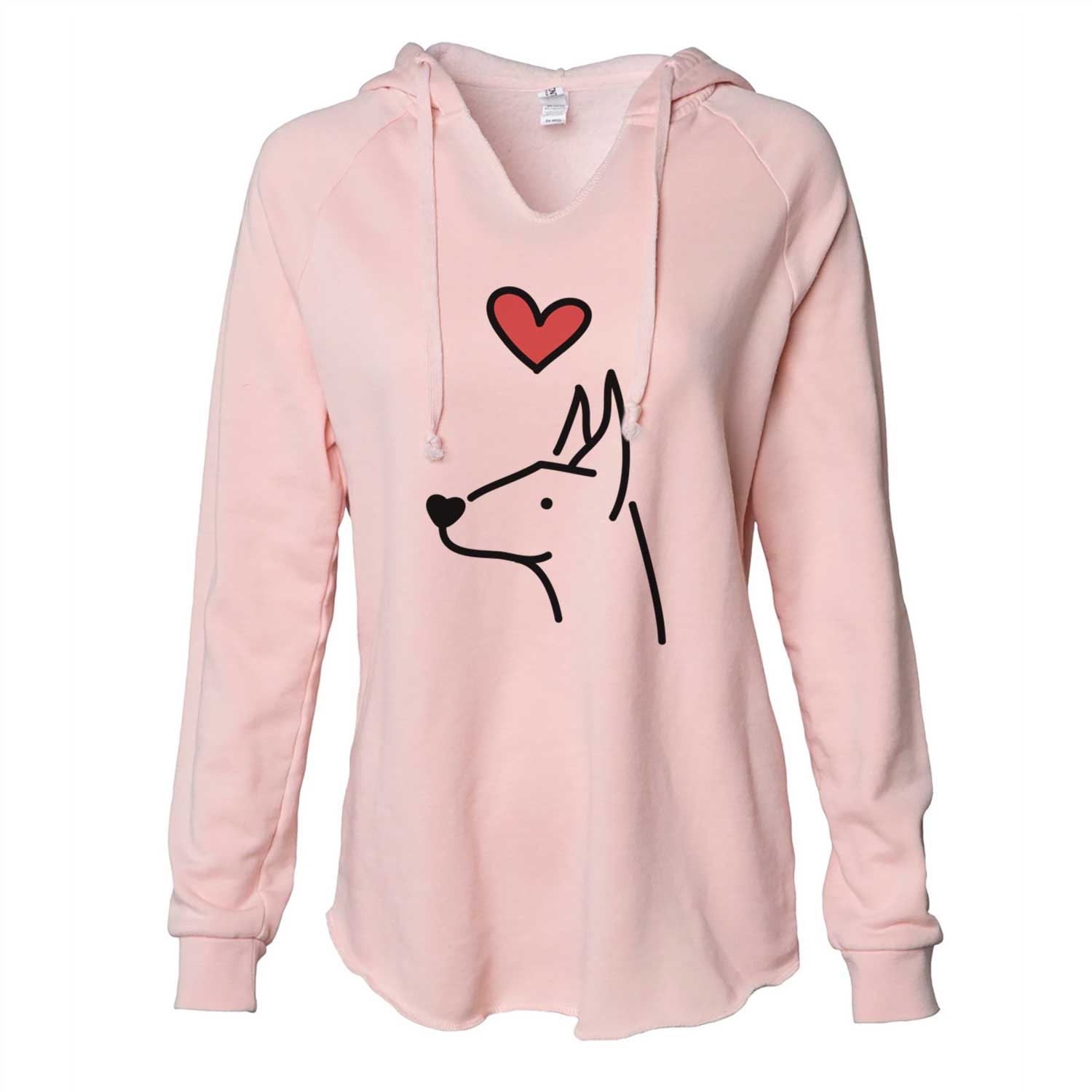 Love Always Doberman Pinscher - Cali Wave Hooded Sweatshirt