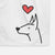 Love Always Doberman Pinscher - Decorative Hand Towel