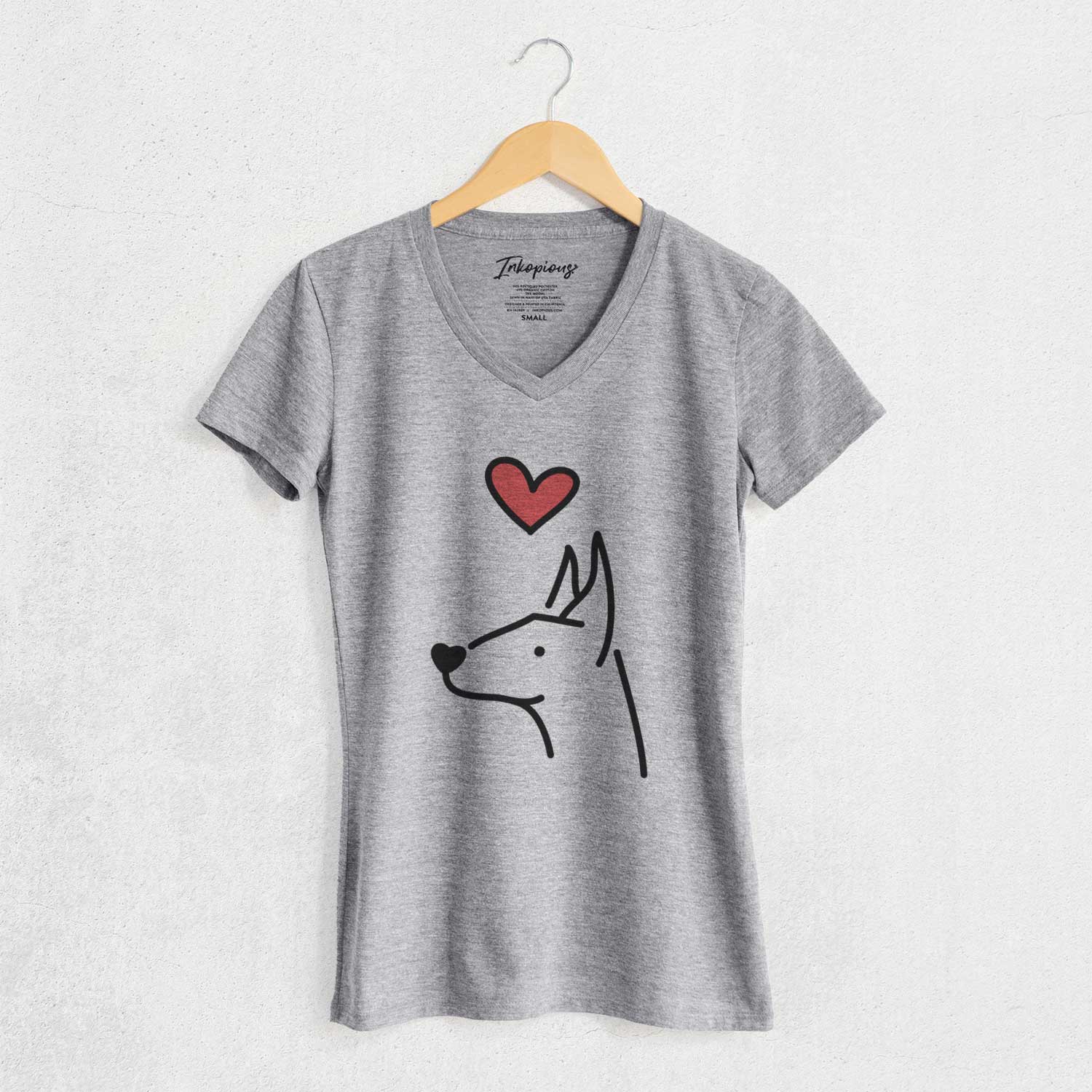 Love Always Doberman Pinscher - Women's V-neck Shirt