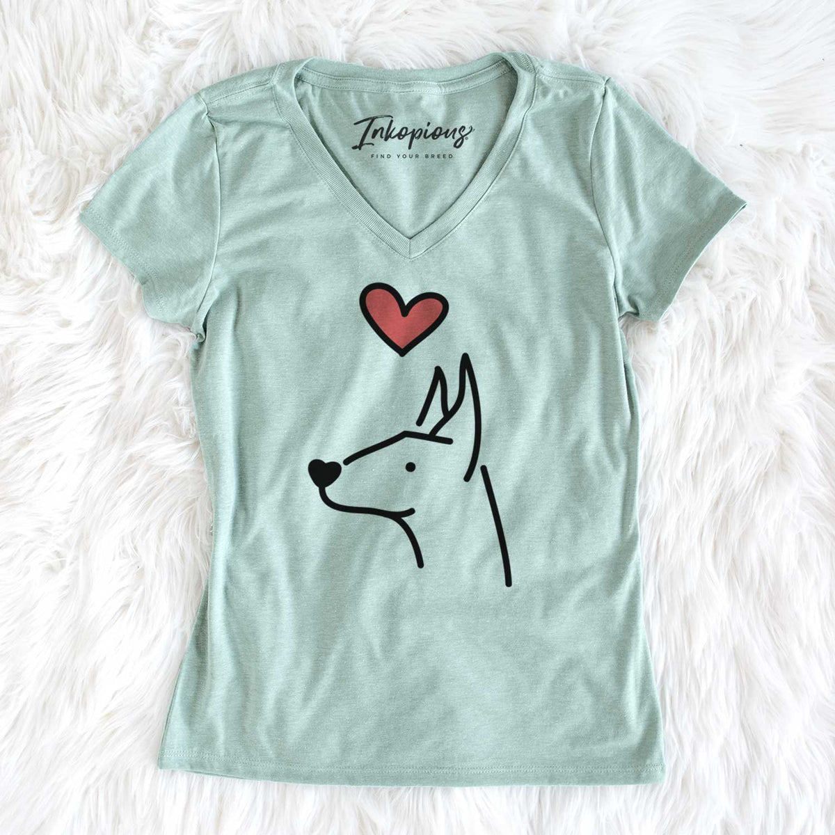 Love Always Doberman Pinscher - Women&#39;s V-neck Shirt