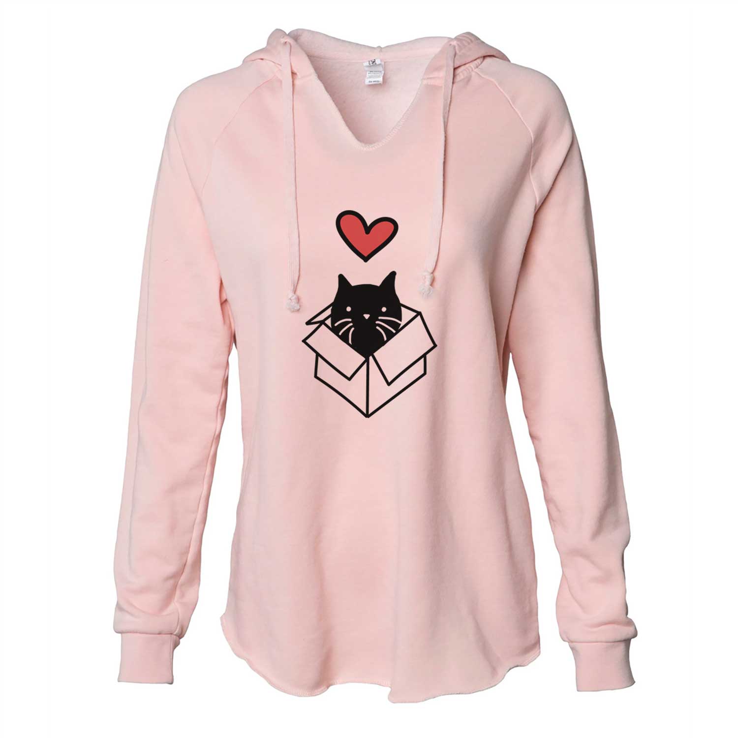 Love Always Black Cat in a Box - Doc - Cali Wave Hooded Sweatshirt