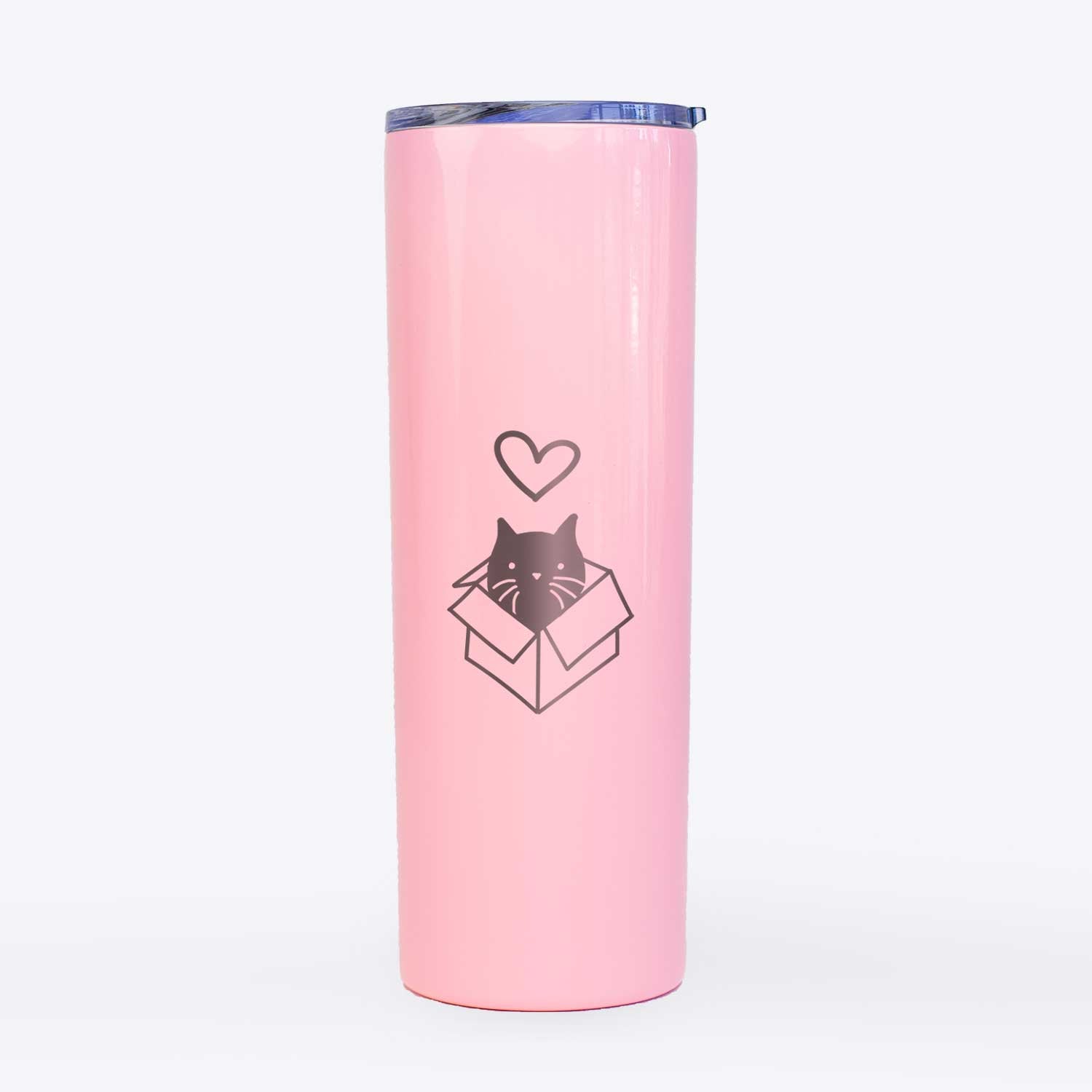 Love Always Black Cat in a Box - Doc - 20oz Skinny Tumbler