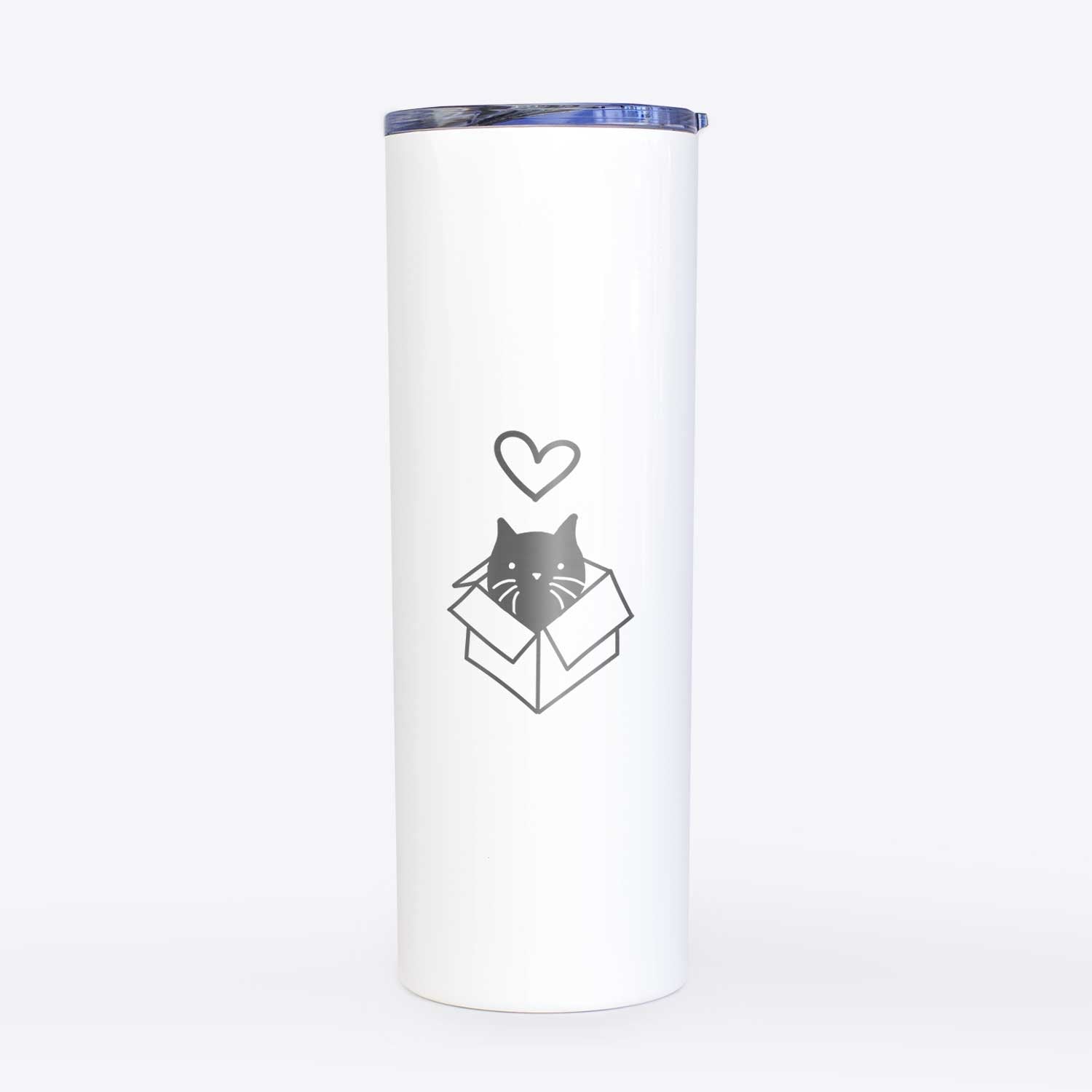 Love Always Black Cat in a Box - Doc - 20oz Skinny Tumbler