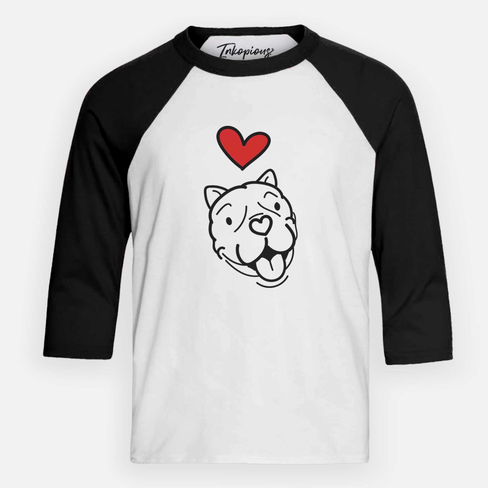 Love Always American Bulldog - Draco - Youth 3/4 Long Sleeve