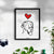 Love Always Great Dane - Duncan Art Print