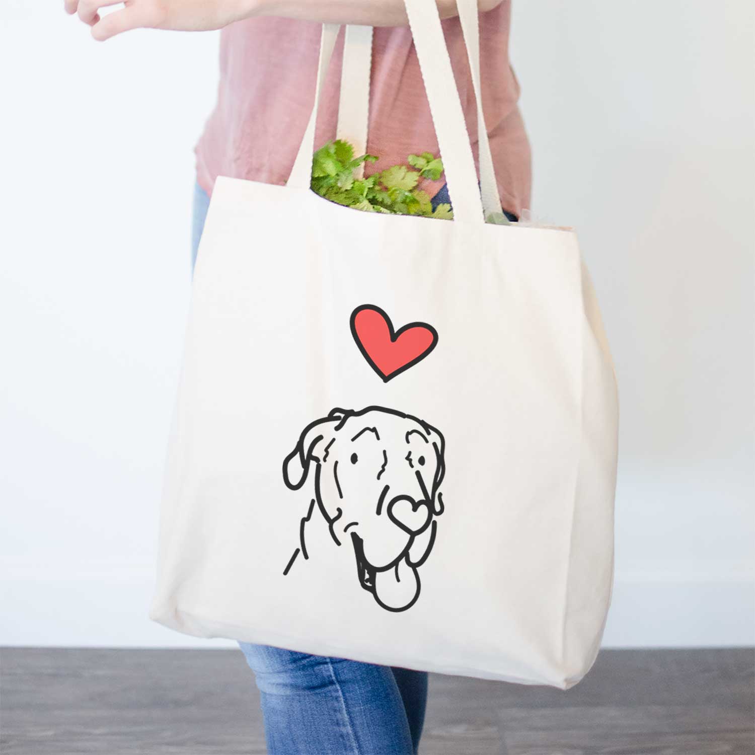 Love Always Great Dane - Duncan - Tote Bag