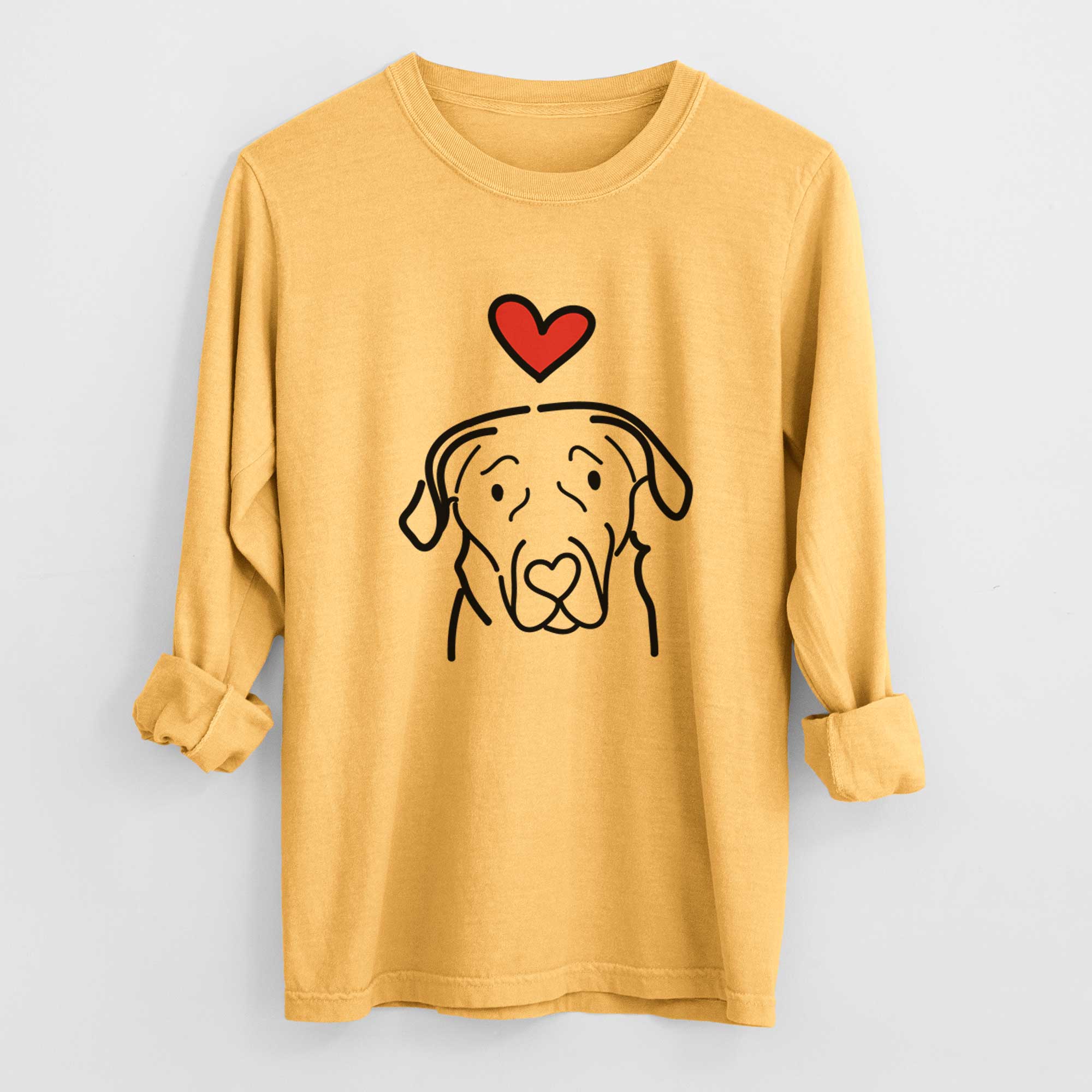 Love Always English Labrador - Heavyweight 100% Cotton Long Sleeve