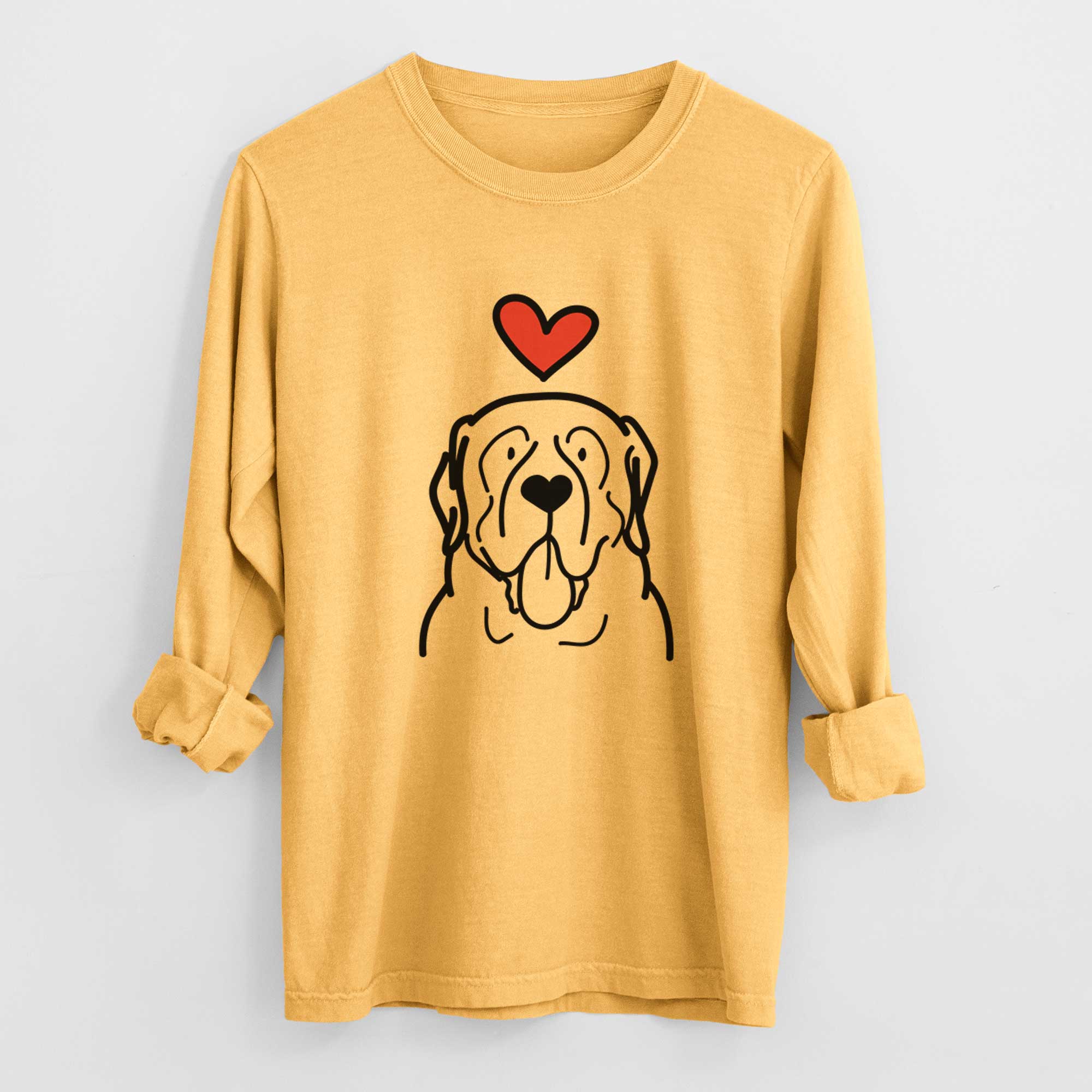 Love Always English Mastiff - Heavyweight 100% Cotton Long Sleeve