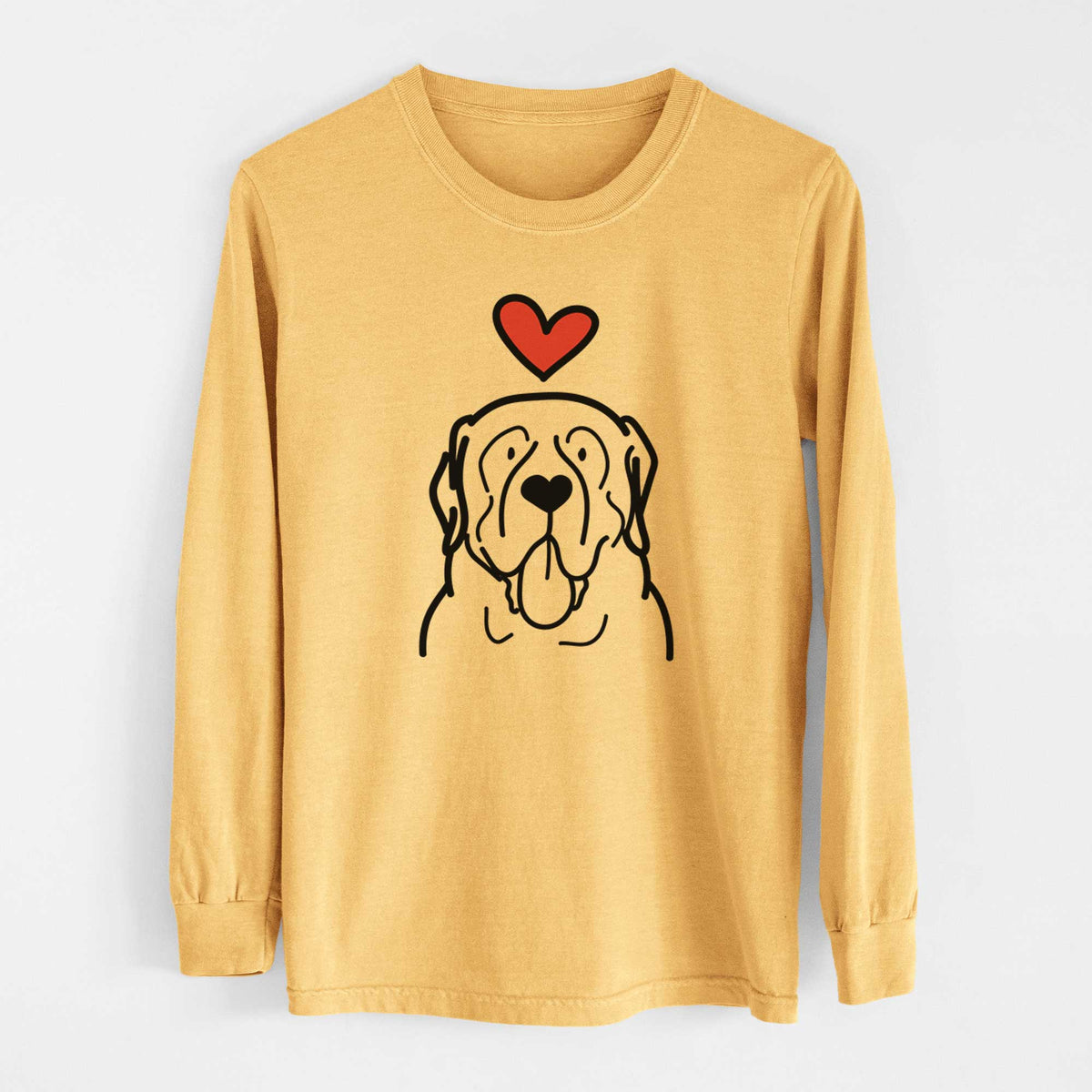 Love Always English Mastiff - Heavyweight 100% Cotton Long Sleeve