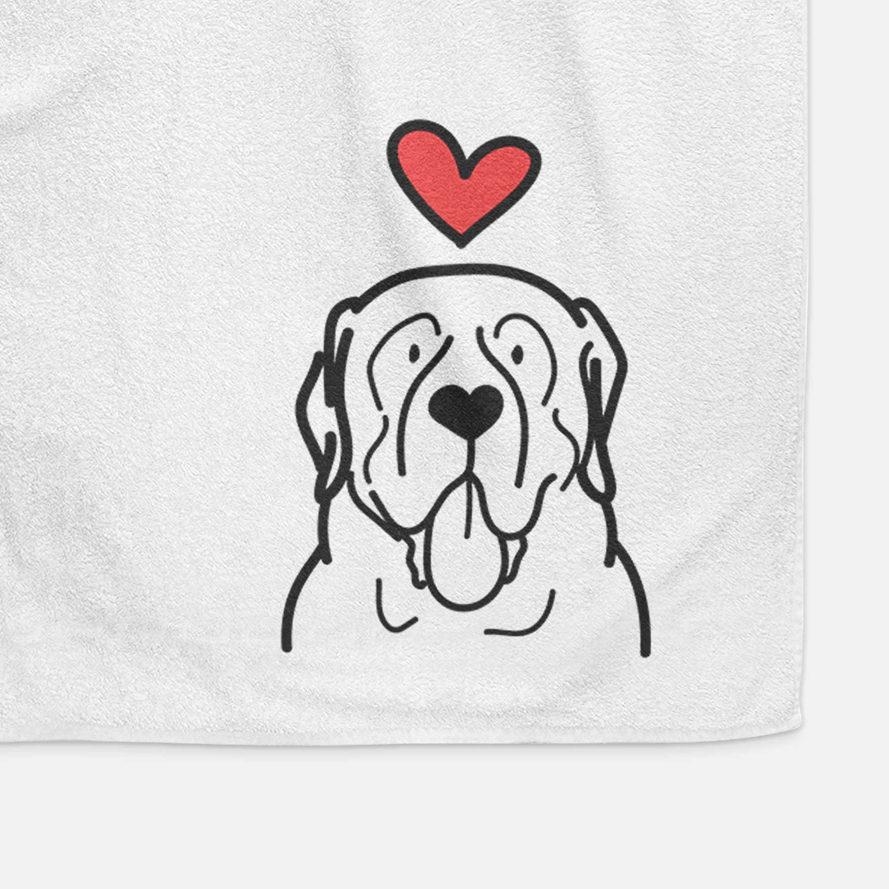 Love Always English Mastiff - Decorative Hand Towel