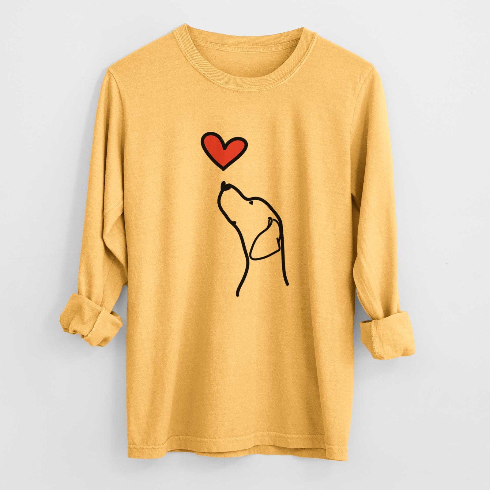 Love Always English Pointer Profile - Heavyweight 100% Cotton Long Sleeve