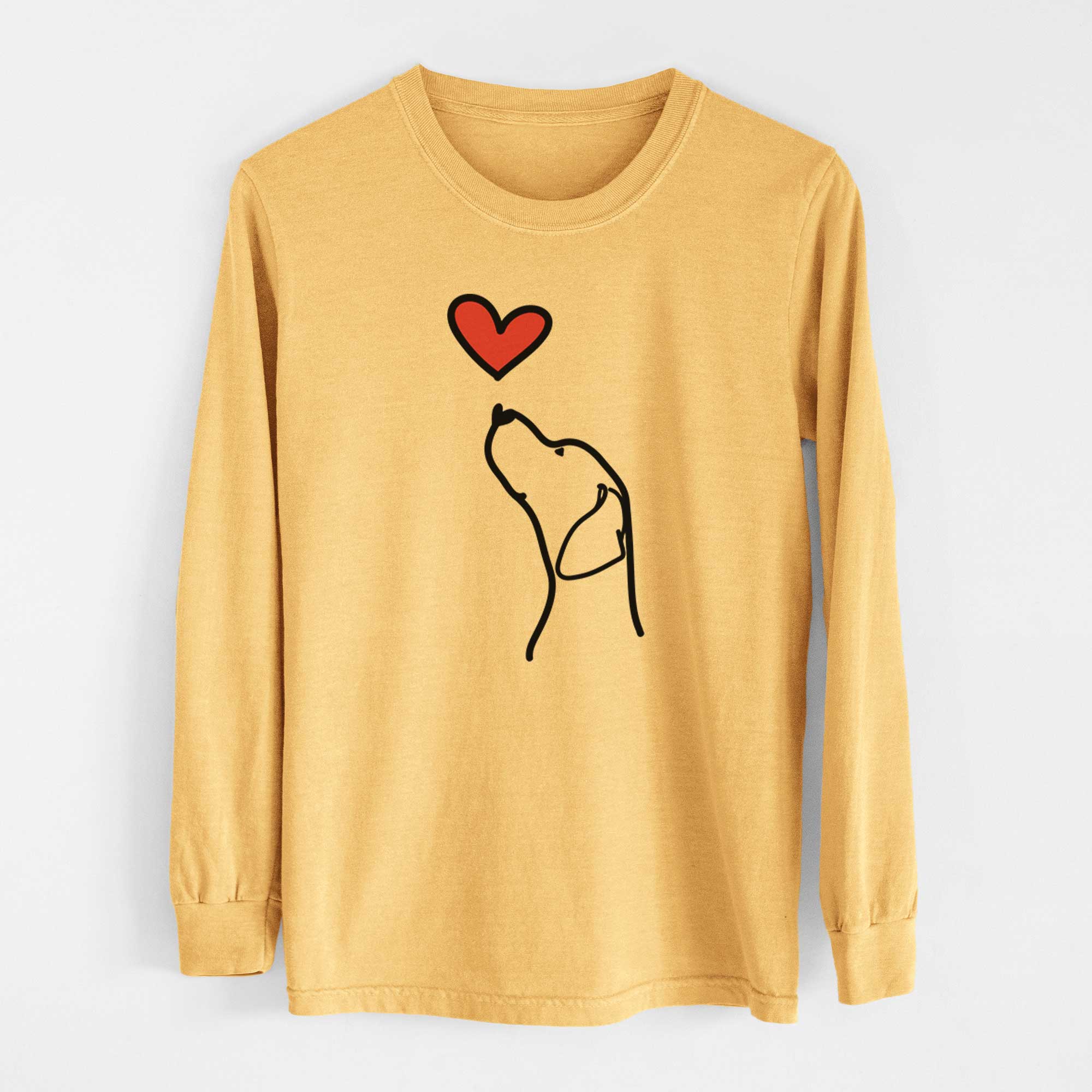 Love Always English Pointer Profile - Heavyweight 100% Cotton Long Sleeve