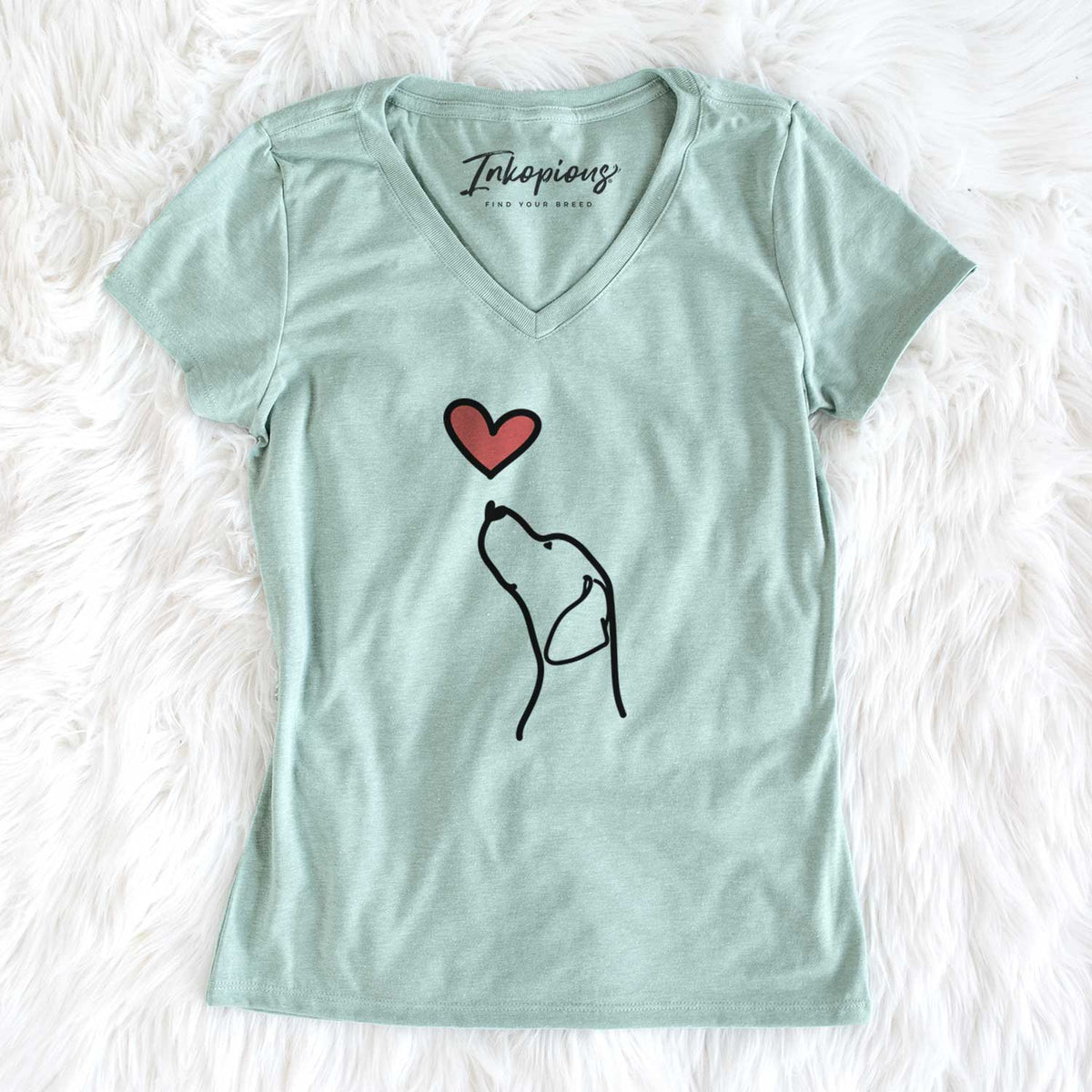 Love Always English Pointer Profile - Women&#39;s V-neck Shirt