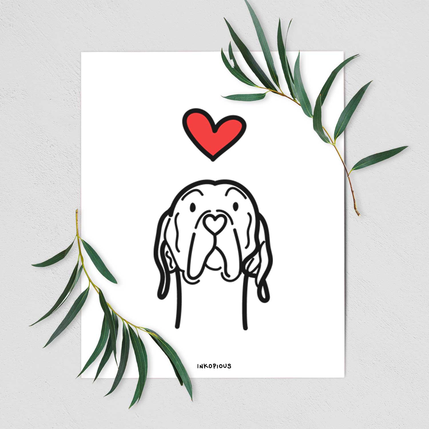 Love Always English Pointer Art Print
