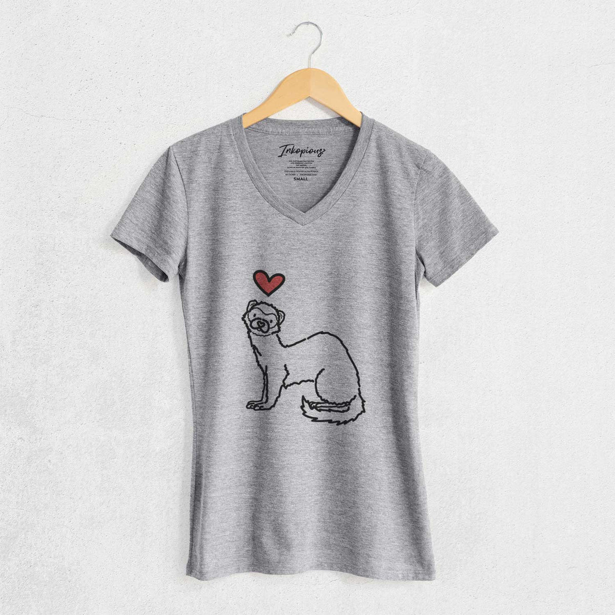 Love Always Ferret - Fern - Women's V-neck Shirt
