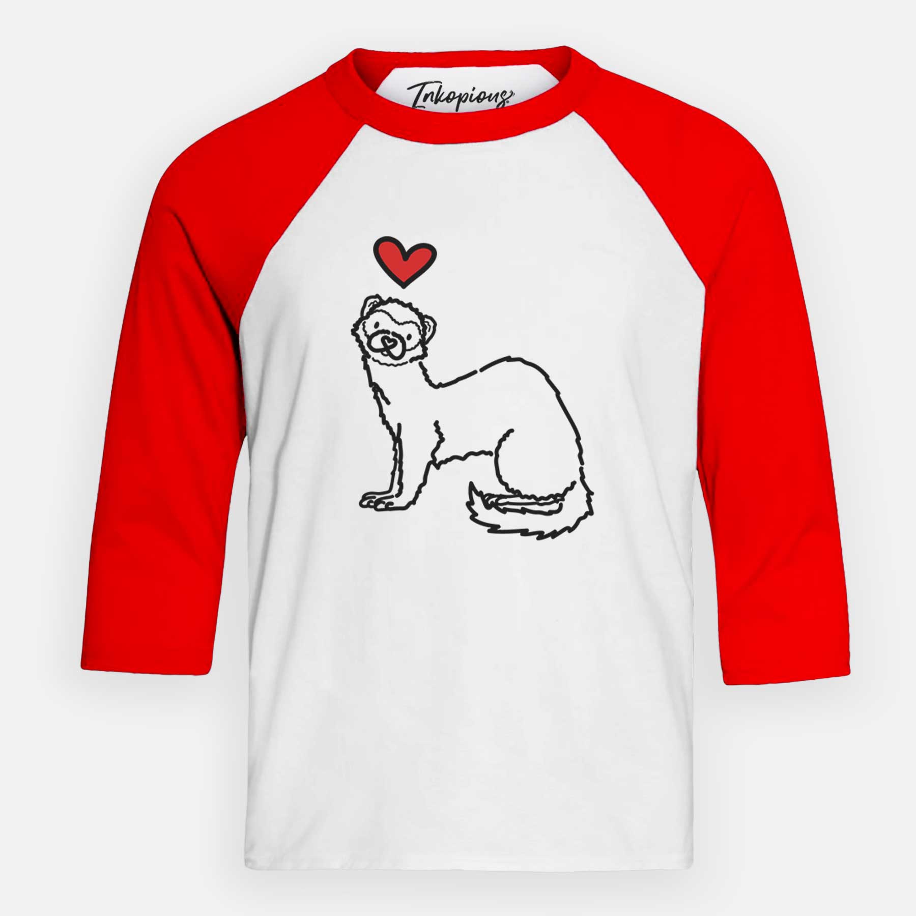 Love Always Ferret - Fern - Youth 3/4 Long Sleeve