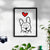 Love Always French Bulldog Art Print