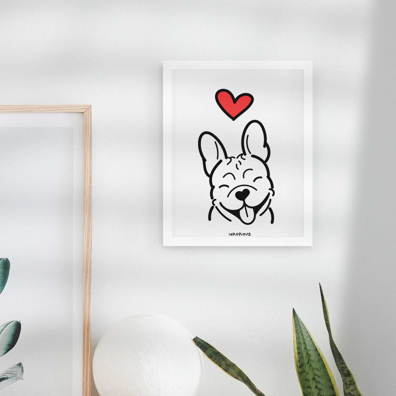 Love Always French Bulldog Art Print