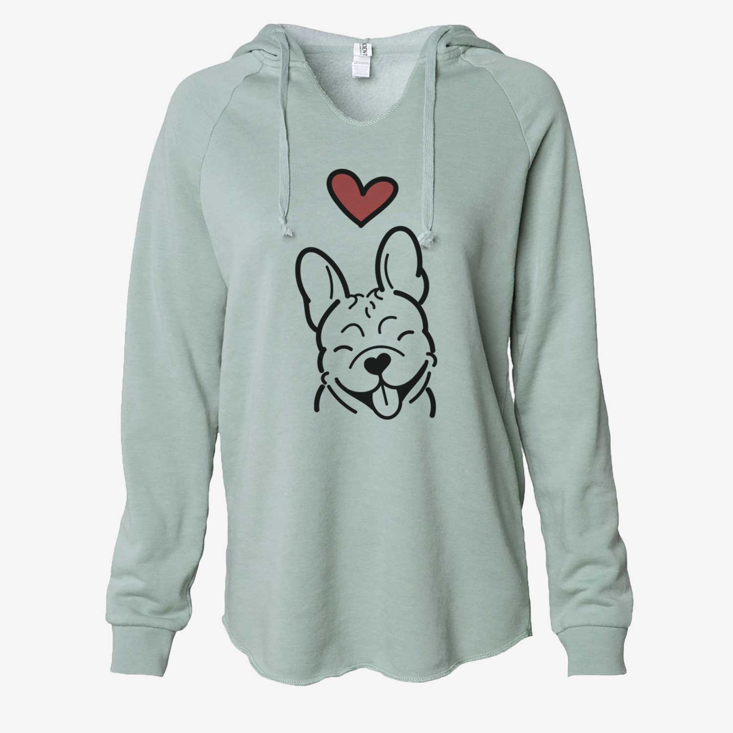 Love Always French Bulldog - Cali Wave Hooded Sweatshirt