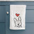 Love Always French Bulldog - Decorative Hand Towel