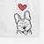 Love Always French Bulldog - Decorative Hand Towel