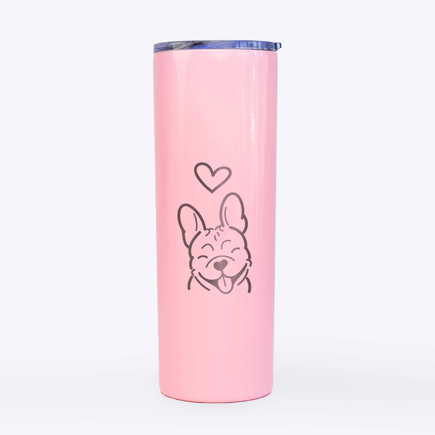 Love Always French Bulldog - 20oz Skinny Tumbler