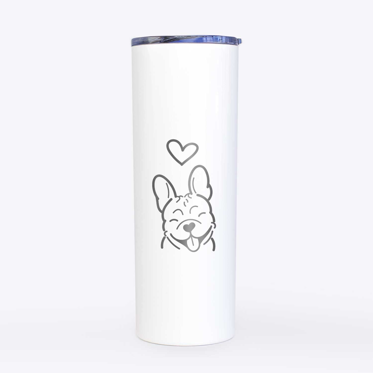 Love Always French Bulldog - 20oz Skinny Tumbler