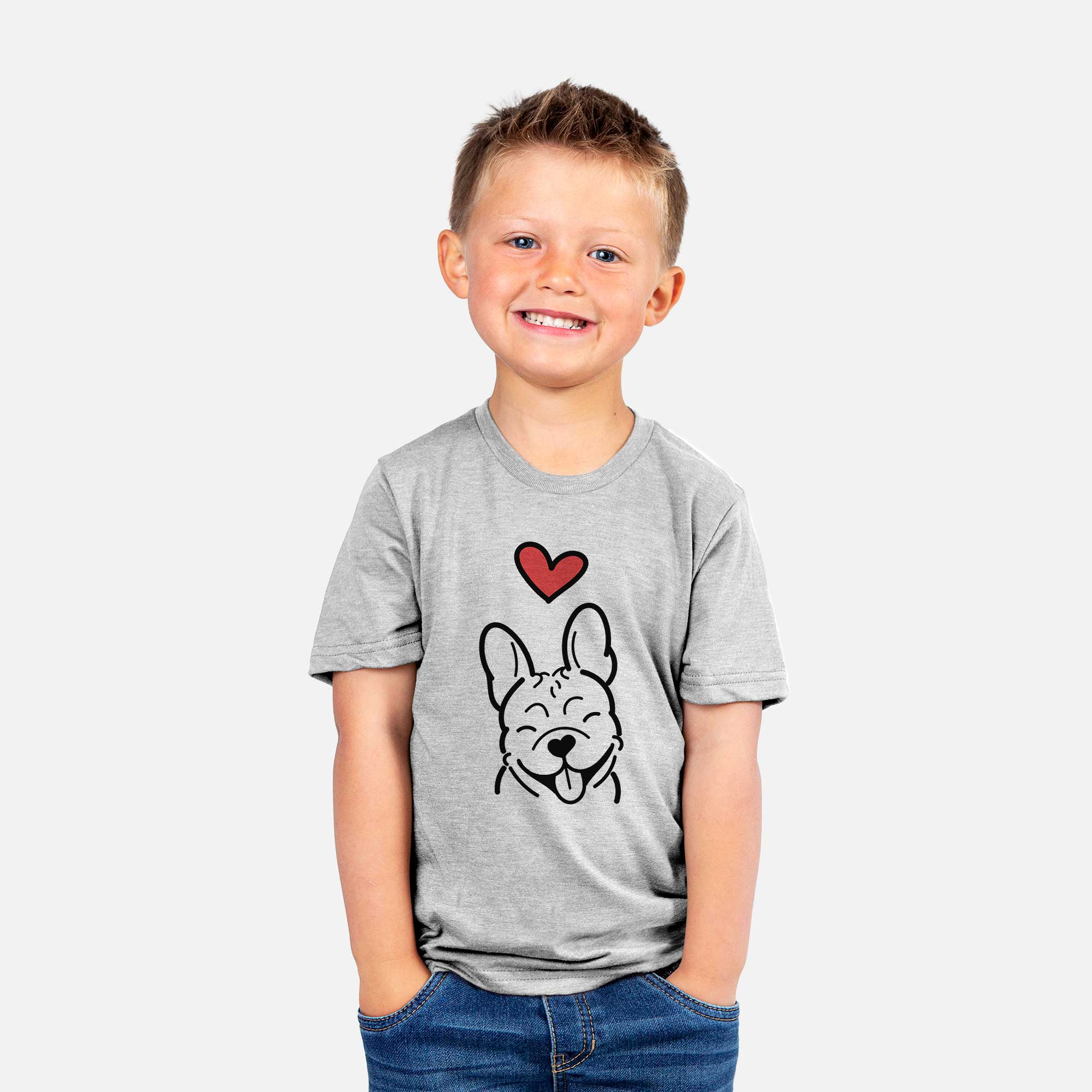 Love Always French Bulldog - Kids/Youth/Toddler Shirt