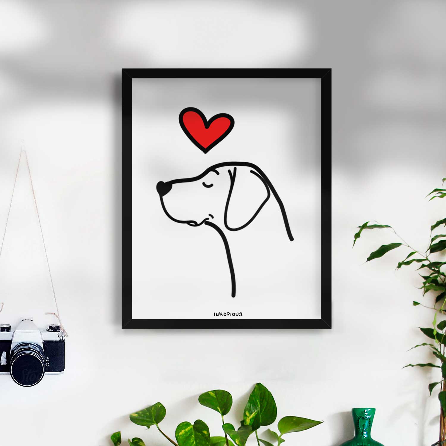 Love Always German Shorthaired Pointer Art Print