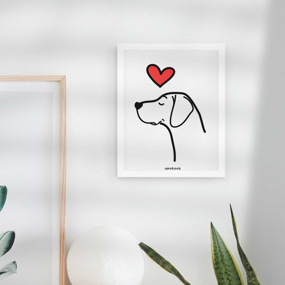 Love Always German Shorthaired Pointer Art Print
