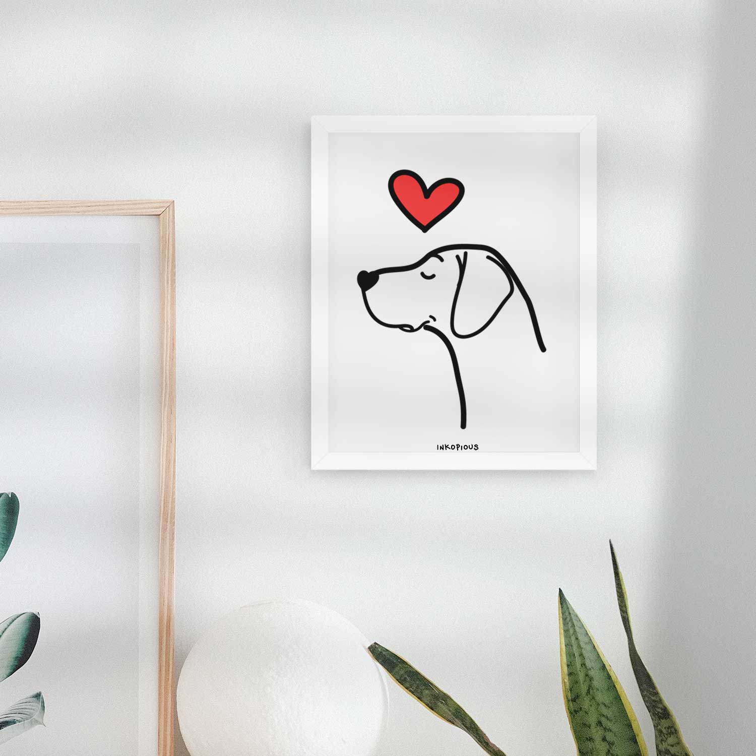 Love Always German Shorthaired Pointer Art Print