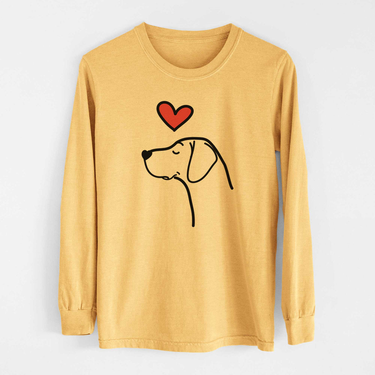 Love Always German Shorthaired Pointer - Heavyweight 100% Cotton Long Sleeve