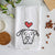 Love Always Dogo Argentino - Genevieve - Decorative Hand Towel