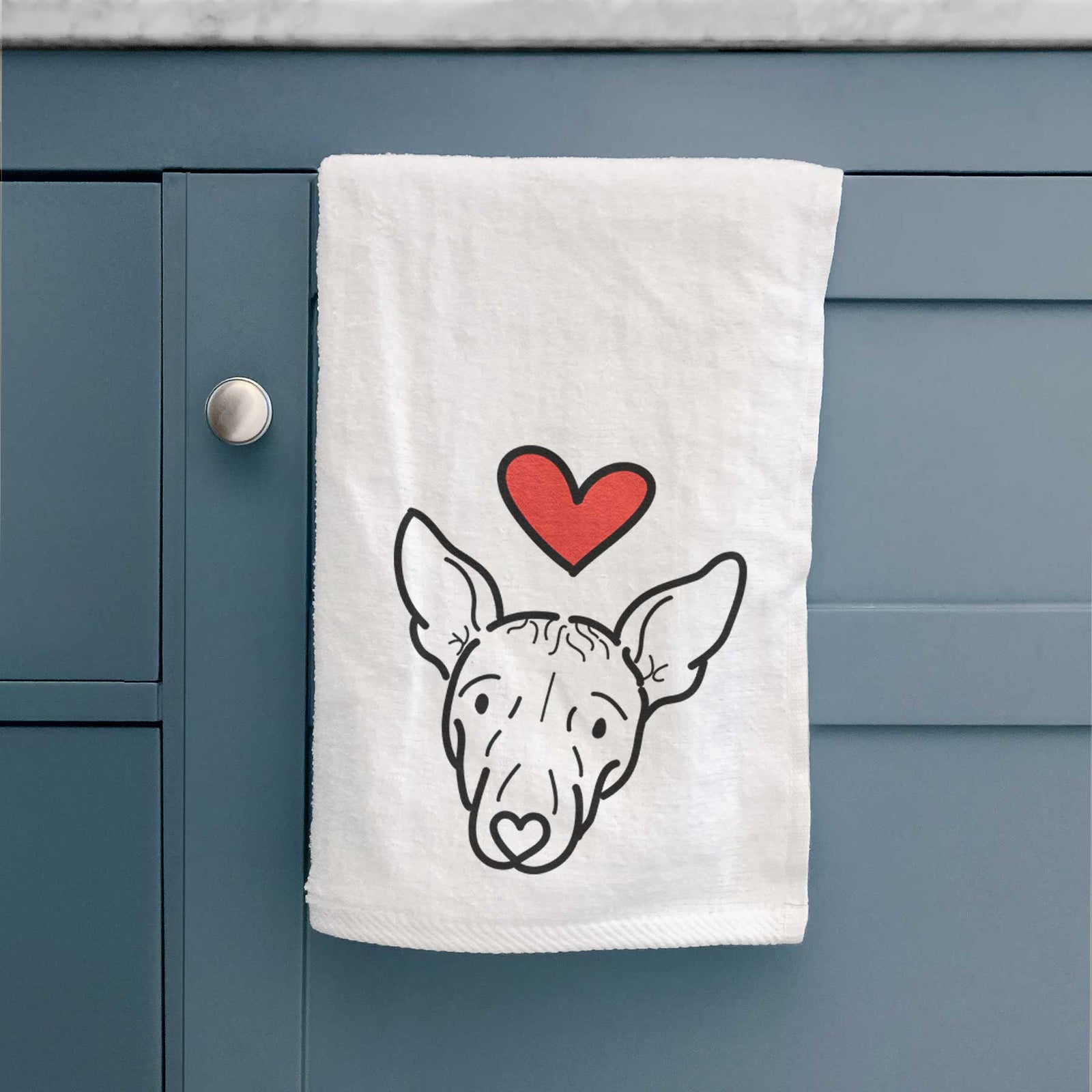 Love Always American Hairless Terrier - Georgia - Decorative Hand Towel