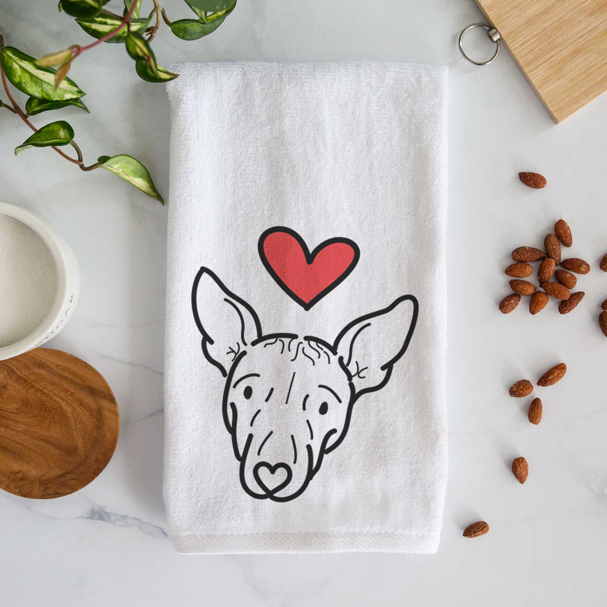 Love Always American Hairless Terrier - Georgia - Decorative Hand Towel