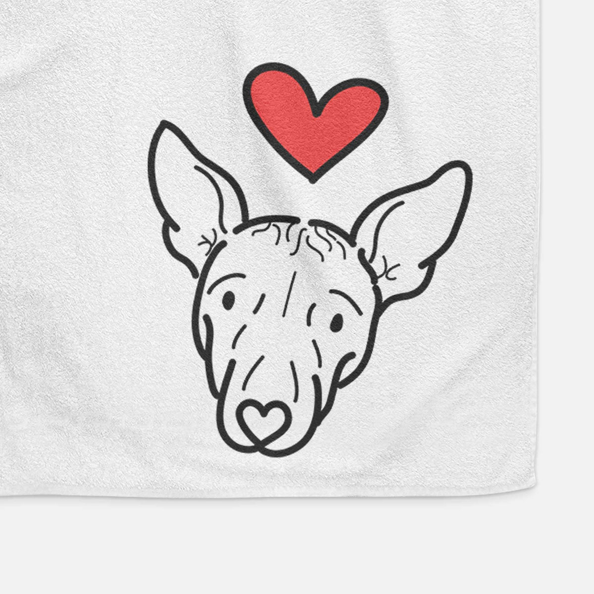 Love Always American Hairless Terrier - Georgia - Decorative Hand Towel