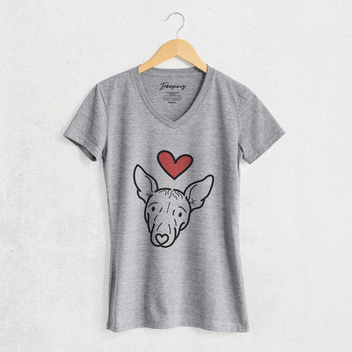 Love Always American Hairless Terrier - Georgia - Women's V-neck Shirt